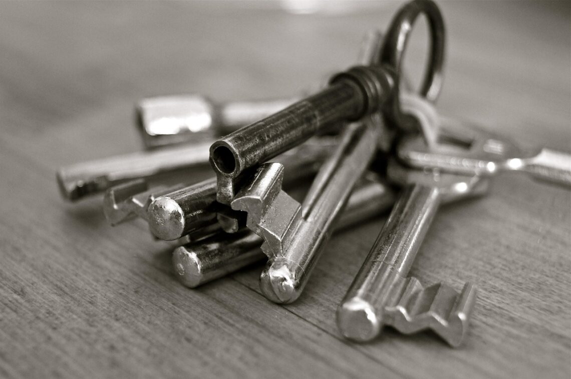 keys, metal, old